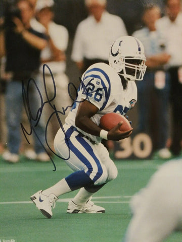 MARSHALL FAULK INDIANAPOLIS COLTS SIGNED 8X10 - JSA COA