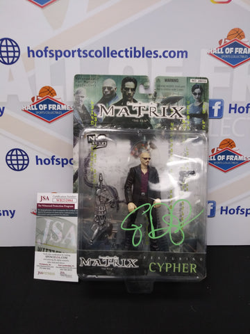 JOE PANTOLIANO SIGNED THE MATRIX CYPHER FIGURE JSA