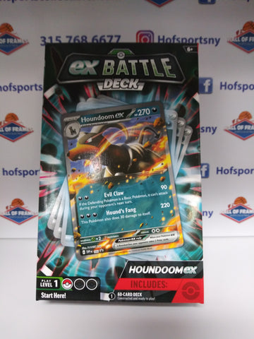 POKEMON EX BATTLE DECK! HOUNDOOM EX! 1 60 CARD STARTER DECK!