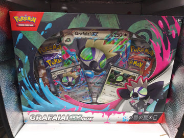 POKEMON GRAFAIAI EX BOX! 4 BOOSTER PACKS!