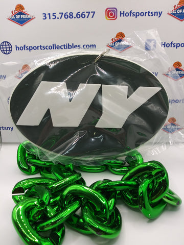 NEW YORK JETS FAN CHAIN BY FANFAVE! NECKLACE