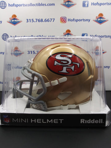 SAN FRANCISCO 49ERS SPEED RIDDELL MINI HELMET!