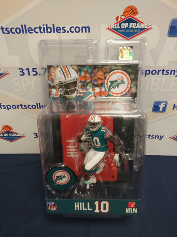 TYREEK HILL MIAMI DOLPHINS MCFARLANE'S LEGACY SERIES FIGURES #7 THROWBACK JERSEY!
