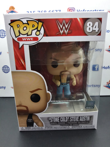 "STONE COLD" STEVE AUSTIN WITH BELT WWE FUNKO POP #84!