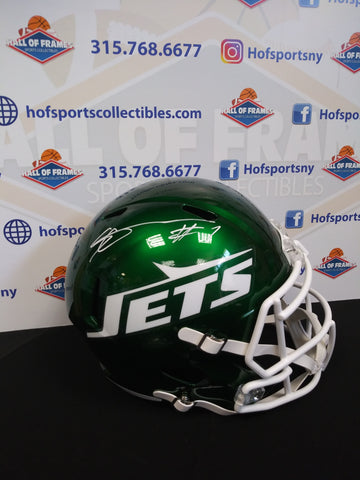 SAUCE GARDNER SIGNED NY JETS FS SPEED REPLICA ALT HELMET - BECKETT