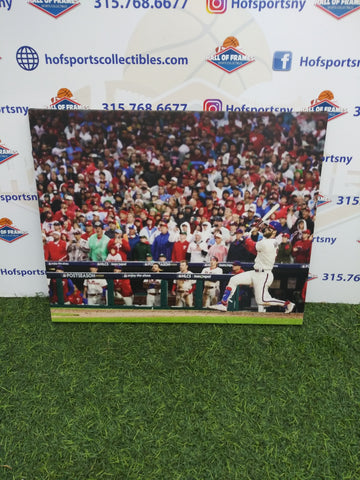 BRYCE HARPER PHILADELPHIA PHILLIES 16X20 CUSTOM CANVAS PRINT - READY TO HANG