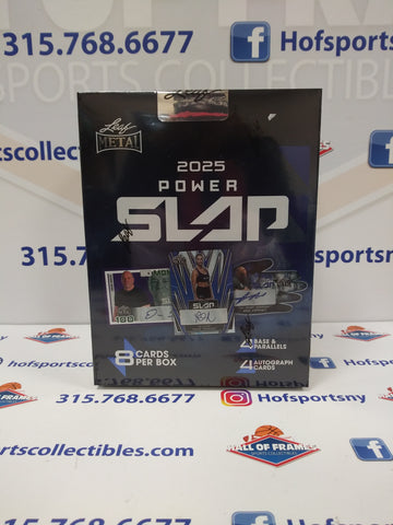 2025 LEAF METAL POWER SLAP HOBBY BOX! 4 AUTOS! LOOK FOR DANA WHITE!