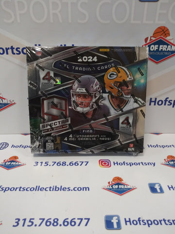 2024 PANINI SPECTRA NFL HOBBY BOX! 8 HITS PER BOX!