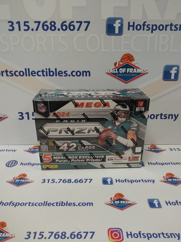 2024 PANINI PRIZM FOOTBALL HOBBY MEGA BOX! PURPLE PULSAR PRIZMS!