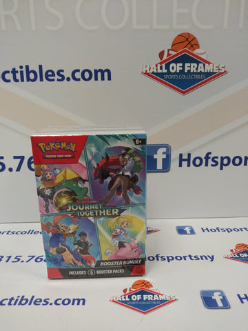 2025 POKEMON SCARLET & VIOLET JOURNEY TOGETHER BOOSTER BUNDLE! 6 PACKS!