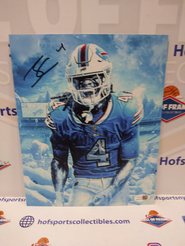 JAMES COOK SIGNED BILLS 8X10 PHOTO - JSA WITNESSED