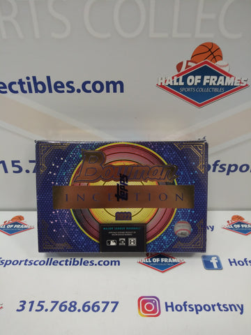 2022 BOWMAN INCEPTION BASEBALL HOBBY BOX! 2 AUTOS!