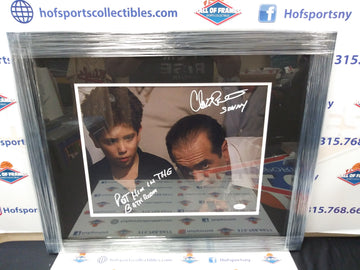 Chazz Palminteri SIGNED FRAMED BRONX TALE 11X14 "PUT HIM IN THE BATHROOM" JSA