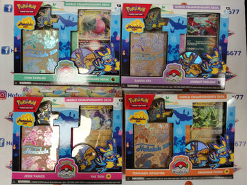 2024 POKEMON HONOLULU WORLD CHAMPIONSHIPS DECKS! SET OF ALL 4 DECKS!