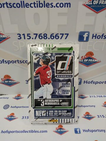2025 DONRUSS BASEBALL HOBBY BOX! 3 HITS PER BOX!