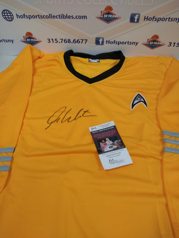 WLLIAM SHATNER SIGNED STAR TREK CAPTAIN KIRK SHIRT / UNIFORM- JSA COA