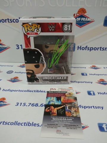 UNDERTAKER SIGNED WWE FUNKO POP #81 - JSA COA