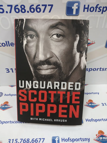 SCOTTIE PIPPEN "UNGUARDED" AUTOGRAPHED BOOK!