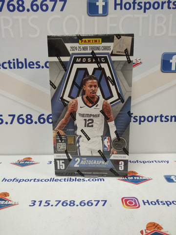 2024/25 PANINI MOSAIC BASKETBALL HOBBY BOX! 2 AUTOGRAPHS! FIND THE ULTRA RARE COLOR BLAST!