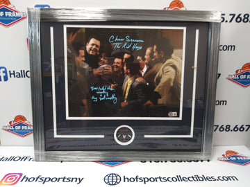 Chris Serrone "The Kid Henry" Signed FRAMED 11x14 Goodfellas Multi Inscription - BGS