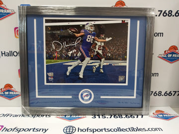 DALTON KINCAID BUFFALO BILLS WHITE SIGNED FRAMED 11X14 FANATICS COA!