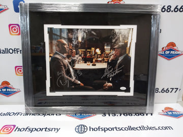 STEVE TASKER DARRYL TALLEY BUFFALO BILLS "CIGARS" SIGNED FRAMED 11X14 JSA COA!