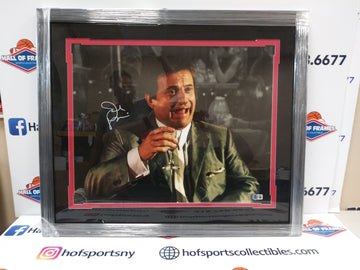 JOE PESCI SIGNED GOODFELLAS FRAMED 16X20 PHOTO - BECKETT WITNESSED