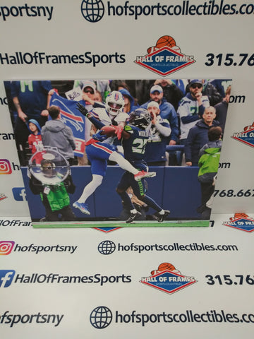 KEON COLEMAN TD BUFFALO BILLS 16X20 CUSTOM CANVAS PRINT - READY TO HANG