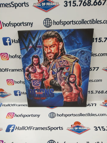 ROMAN REIGNS WWE 16X20 CUSTOM CANVAS PRINT - READY TO HANG