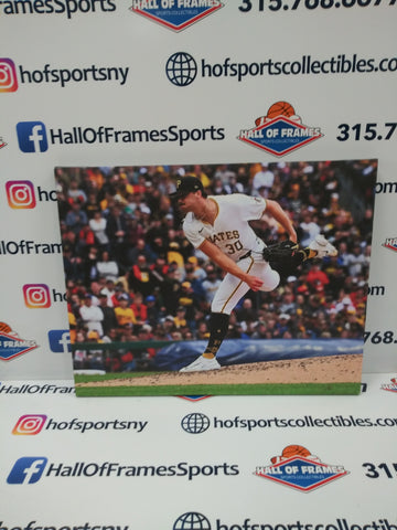 PAUL SKENES PITTSBURGH PIRATES 16X20 CUSTOM CANVAS PRINT - READY TO HANG