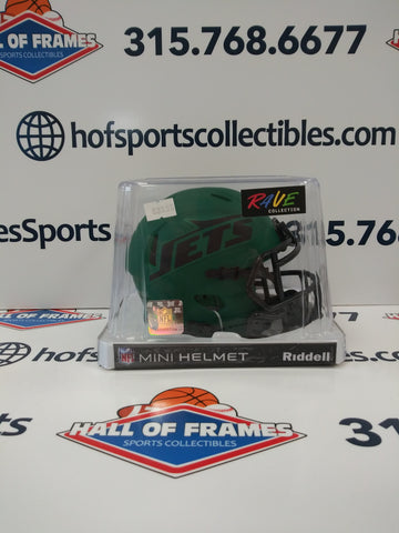 2025 NEW YORK JETS NEW RIDDELL RAVE SPEED MINI HELMET