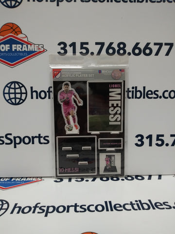 LIONEL MESSI INTER MIAMI CF 3D ACRYLIC STAND UP SET WINCRAFT!