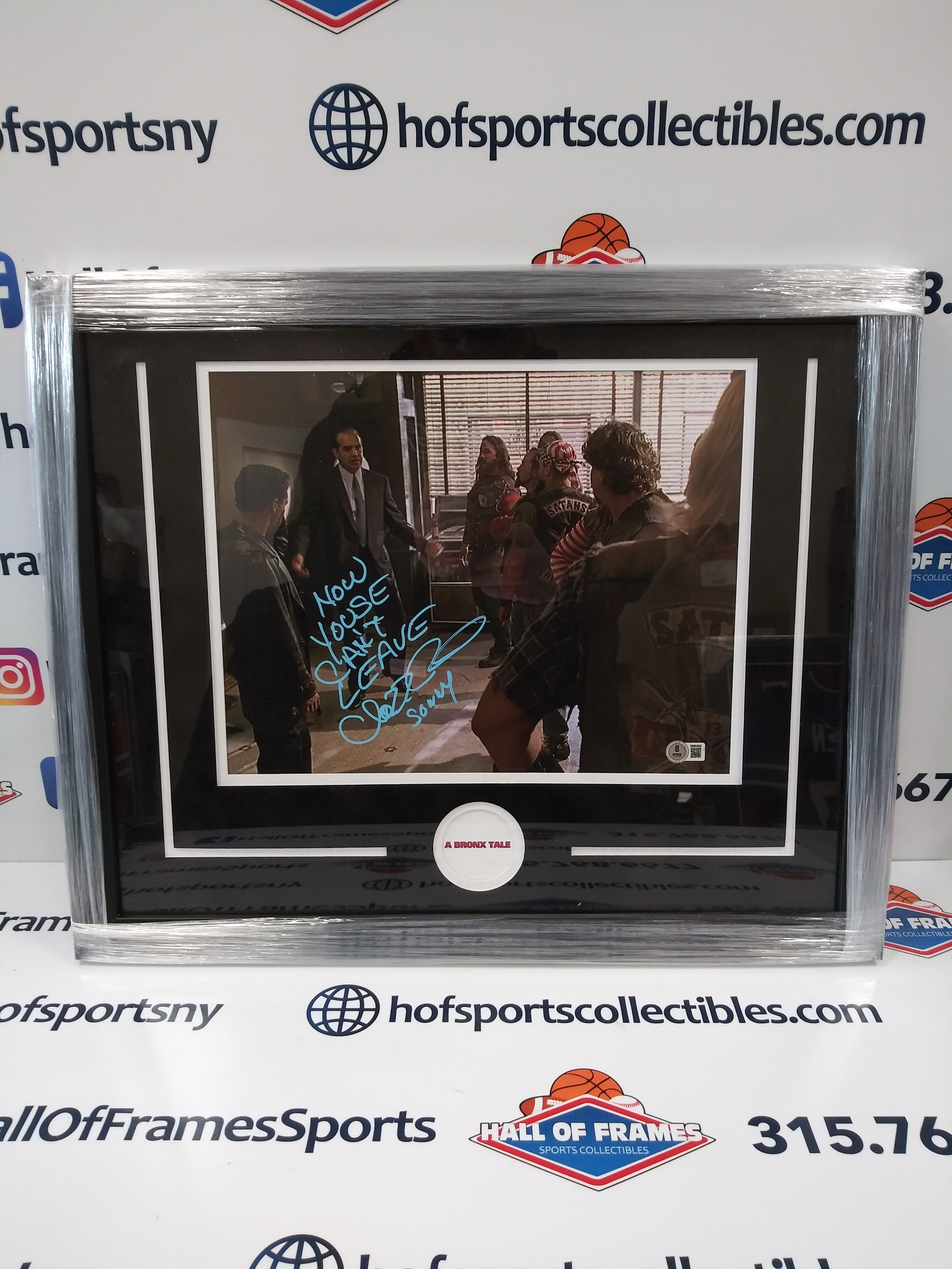 Chazz Palminteri SIGNED FRAMED BRONX TALE 11X14 