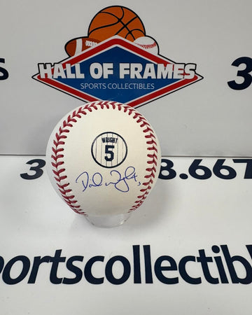 DAVID WRIGHT SIGNED #5 METS RETIREMENT BASEBALL - JSA COA