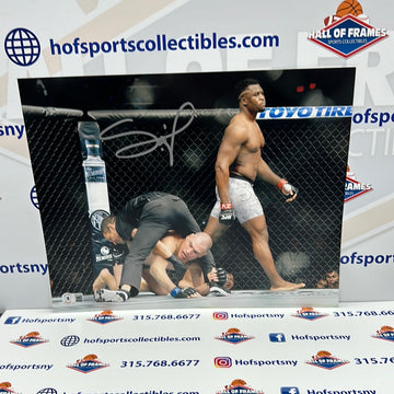 FRANCIS NGANNOU SIGNED UFC 11x14 PHOTO (BECKETT WITNESS)