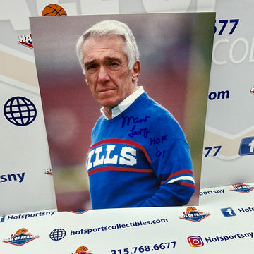 MARV LEVY SIGNED 8X10 PHOTO INSCRIBED HOF COA