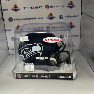 SEATTLE SEAHAWKS SPEED MINI FOOTBALL HELMET
