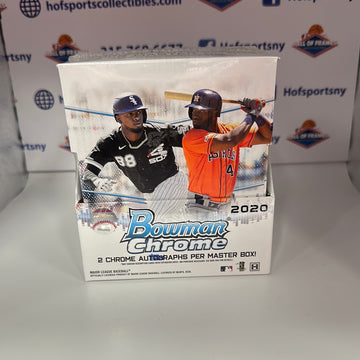 2020 BOWMAN BASEBALL CHROME HOBBY BOX! 2 AUTOS!