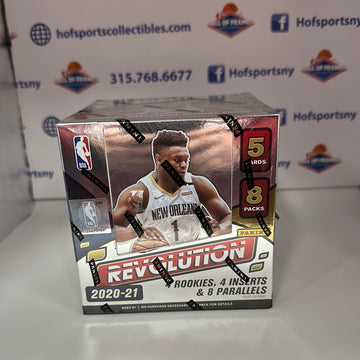 2020/21 PANINI REVOLUTION BASKETBALL HOBBY BOX! LOOK FOR ANTHONY EDWARDS AND HALIBURTON ROOKIES!