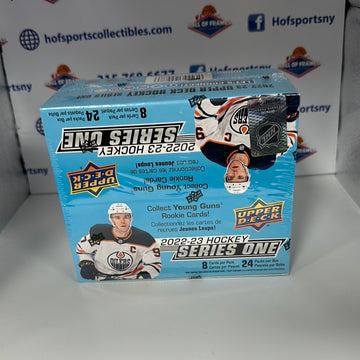 2022/23 UPPER DECK SERIES 1 HOCKEY 24 PACK RETAIL BOX! 6 YOUNG GUNS!