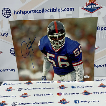 LAWRENCE TAYLOR SIGNED NY GIANTS 11X14 PHOTO - JSA COA