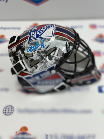 IGOR SHESTERKIN SIGNED NY RANGERS MINI GOALIE MASK - FANATICS COA