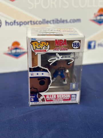 ALLEN IVERSON SIGNED NBA ALL STARS FUNKO POP! BAS AUTHENTIC!