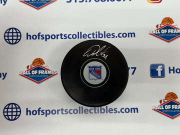 IGOR SHESTERKIN SIGNED NY RANGERS PUCK - FANATICS COA