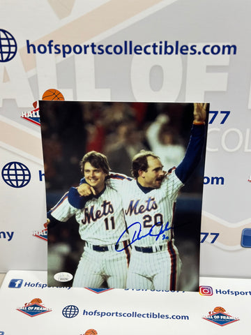 HOWARD JOHNSON SIGNED NY METS 1986 WORLD SERIES 8X10 PHOTO JSA COA