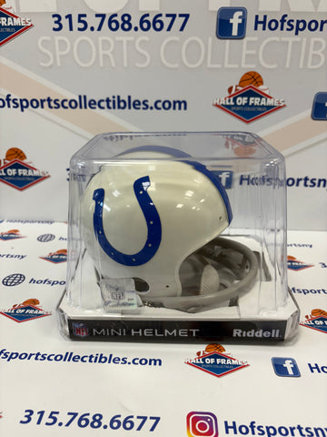 BALTIMORE COLTS VSR4 THROWBACK MINI HELMET - OUT OF PRINT