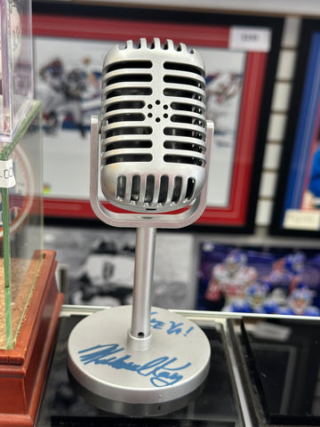 MICHAEL KAY SIGNED MICROPHONE INC SEE YA!! - BECKETT