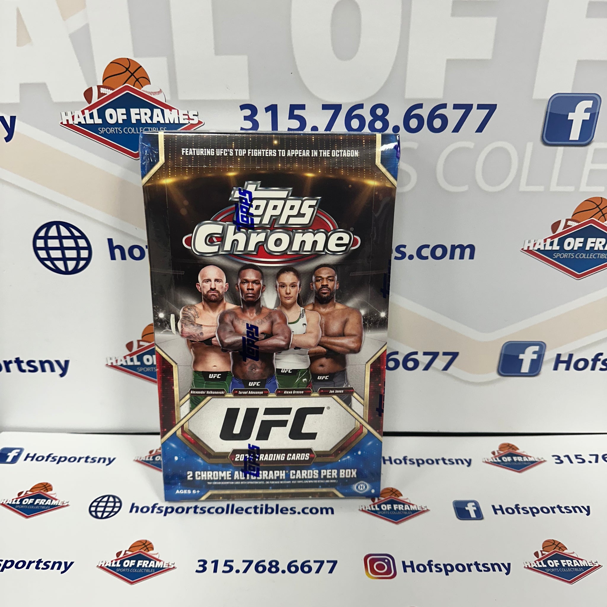2024 TOPPS CHROME UFC HOBBY BOX