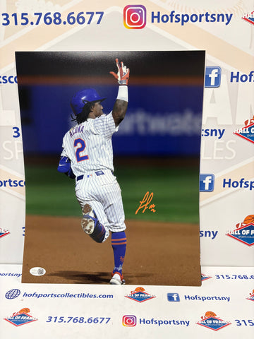 LUISANGEL ACUNA NY METS SIGNED 11X14 JSA WITNESSED