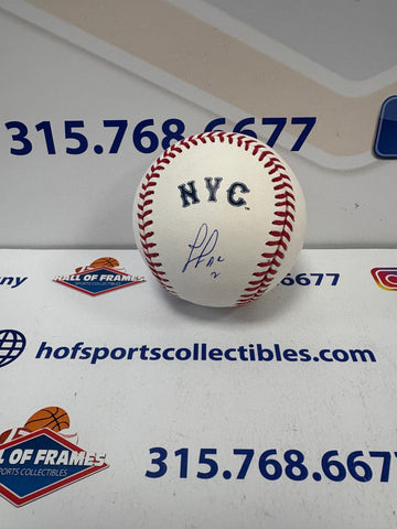 LUISANGEL ACUNA SIGNED MLB CITY CONNECT BASEBALL JSA WITNESSED
